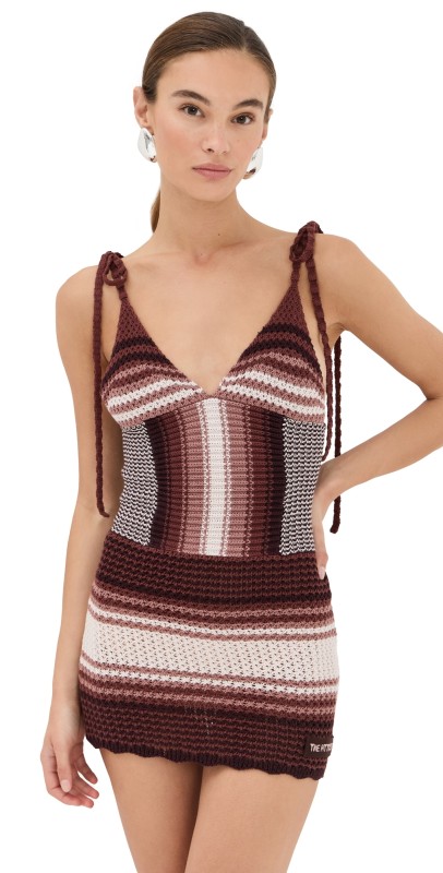 The Attico Mini Dress Pink Shades