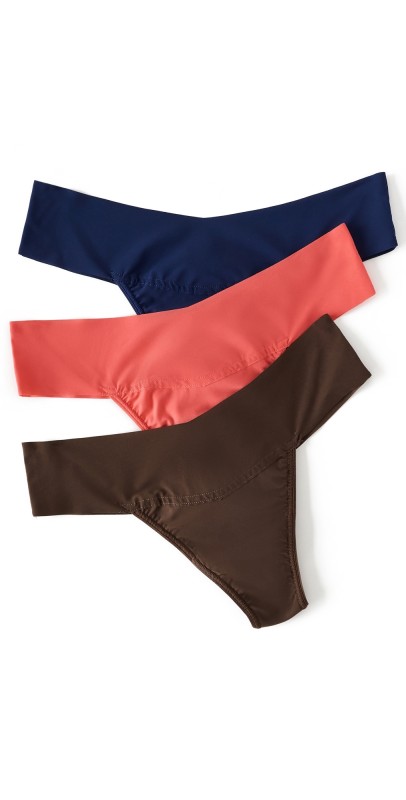 Hanky Panky 3 Pack Natural Rise Thongs Mcob
