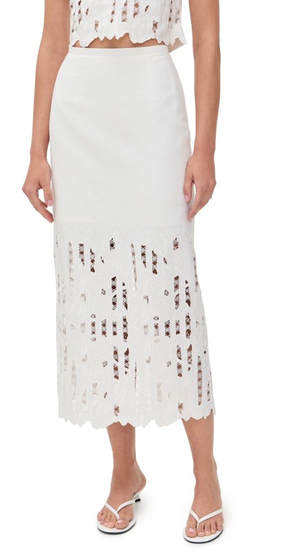 Sabina Musayev Aspen Skirt Off White