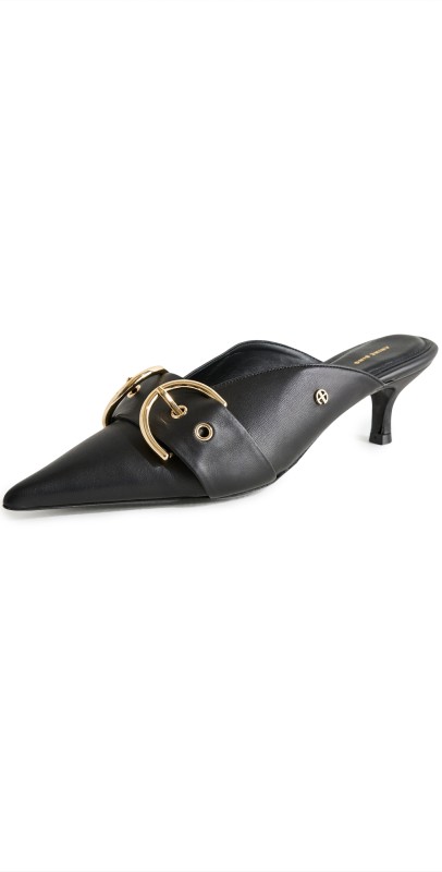 ANINE BING Zoe Mules Black