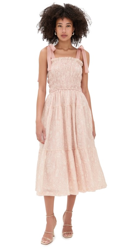 En Saison Geraldine Maxi Dress Natural Pink