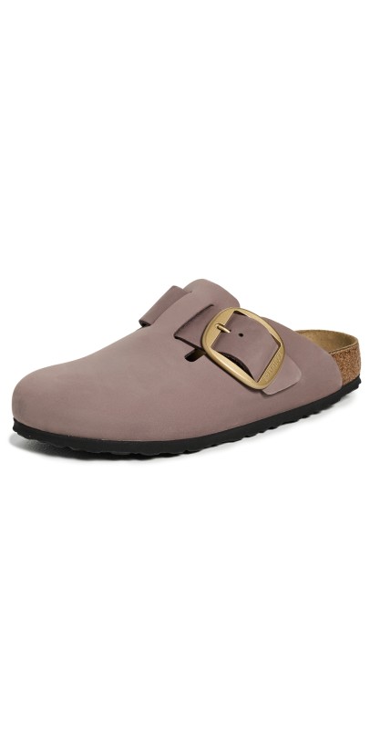Birkenstock Boston Big Buckle Clogs Faded Purple