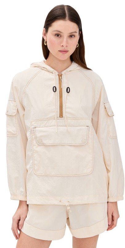 THE GREAT Outdoors The Trailhead Pullover Cream