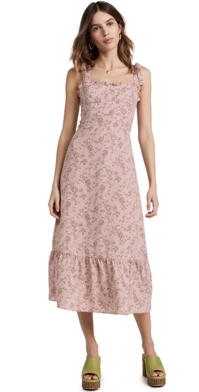 o. p.t Toile De Jouy Dress Pink Floral