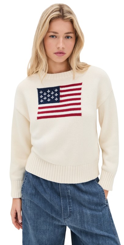 Marea Marea Flag Sweater Ivory