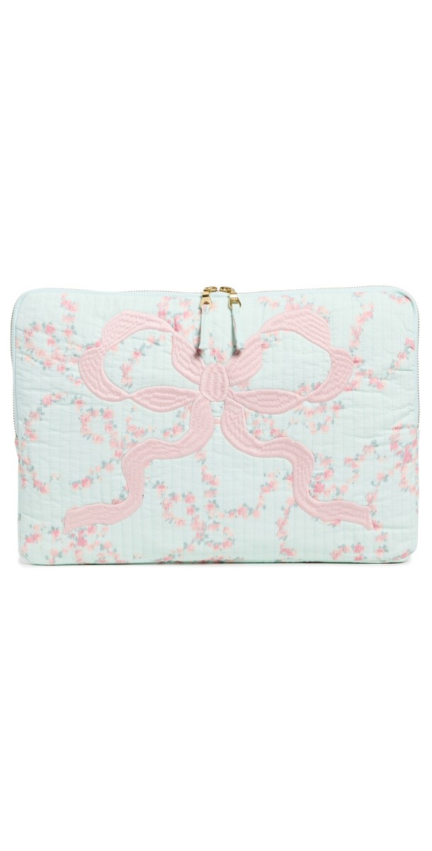 LoveShackFancy Laptop Case Spruce Mint