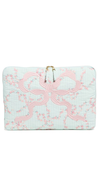 LoveShackFancy Laptop Case Spruce Mint