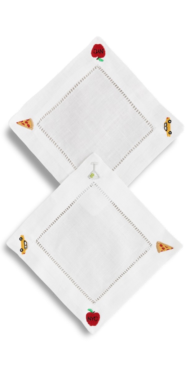Abbode NYC Napkins Whit