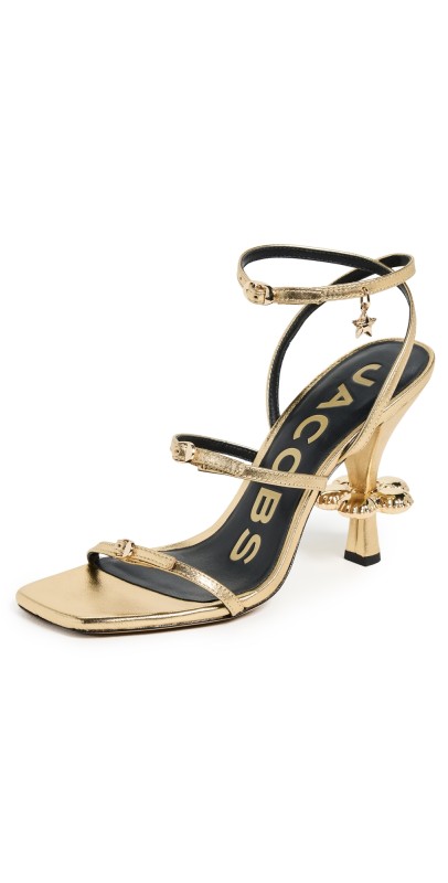 Marc Jacobs The Daisy Heels Gold