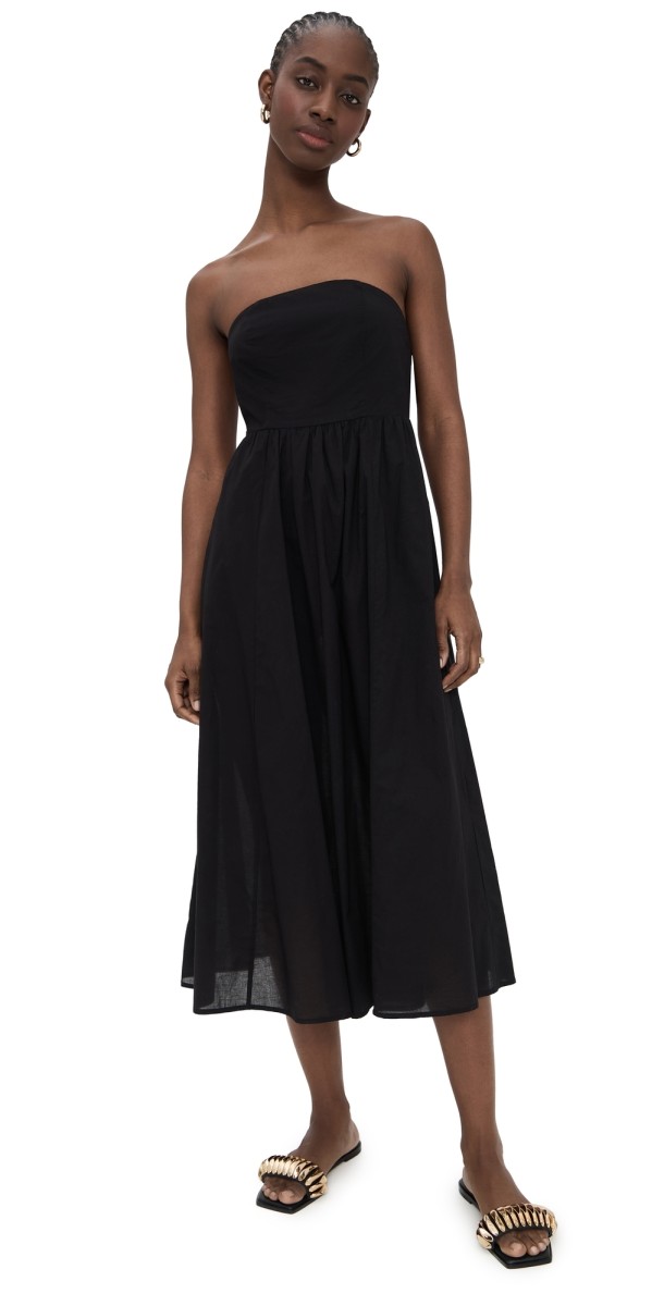 Playa Lucila Strapless Dress Black