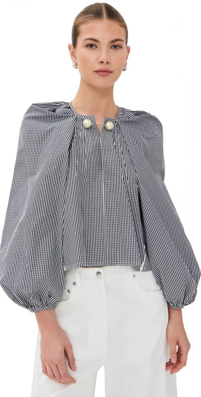 Nackiye Grandbazaar Mini Top Vichy Noir