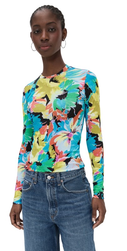 BruceGlen Brite Floral Long Sleeve Tee Brite Floral