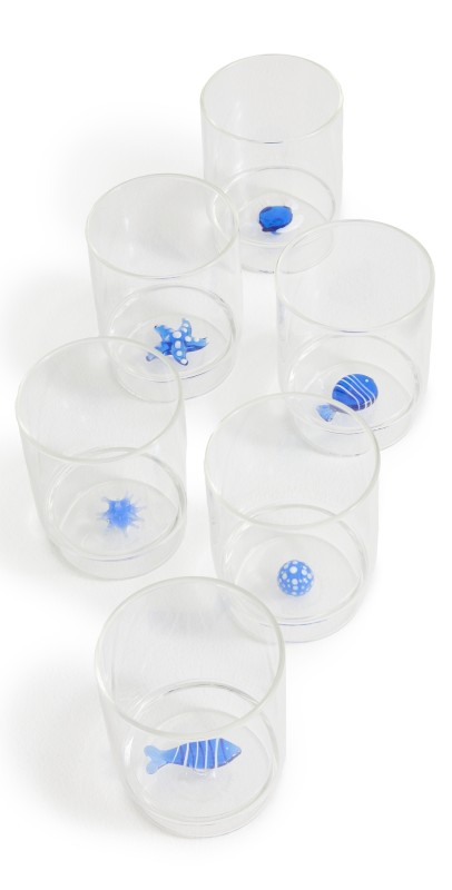 Zafferano Tecca Mare Tumbler Set of 6 Assorted
