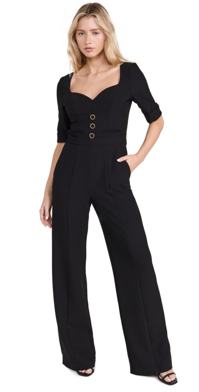 Black Halo Kerry Jumpsuit Black