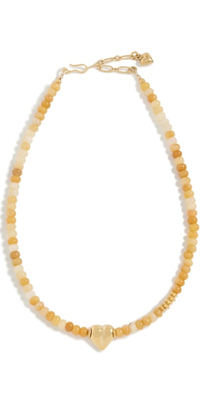 Brinker + Eliza Confetti Necklace Yellow Jad