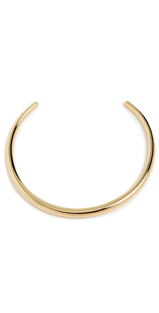 SHASHI Dominique Cuff Necklace Gold