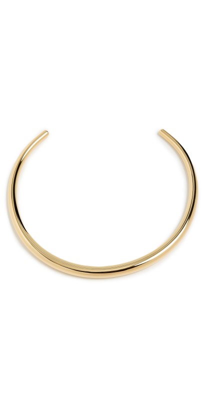 SHASHI Dominique Cuff Necklace Gold