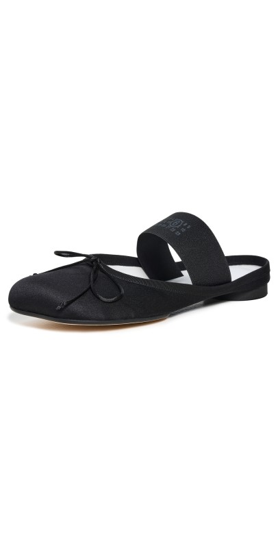 MM6 Maison Margiela Anatomic Slip-On Ballerina Flats Black