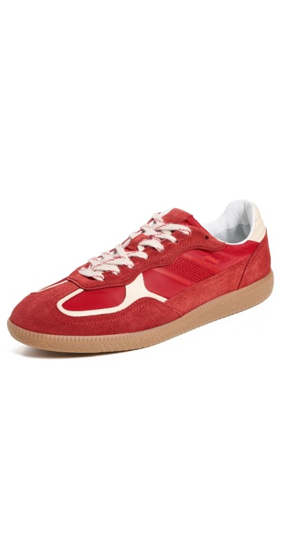 ALOHAS Rife Sheen Leather Sneakers Sheen Red