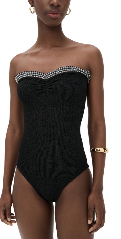 Hunza G Womens Swimsuit Black/Black