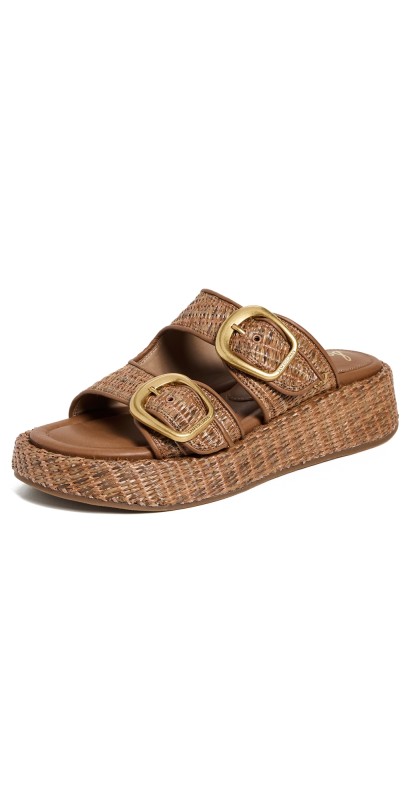 Sam Edelman Nerissa Flatform Sandals Cuoio