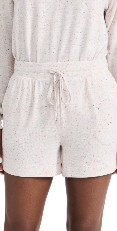 PJ Salvage Cozy Confetti Shorts Oatmeal