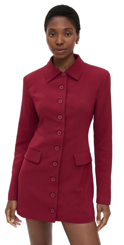 Lioness Cheri Mini Dress Burgundy