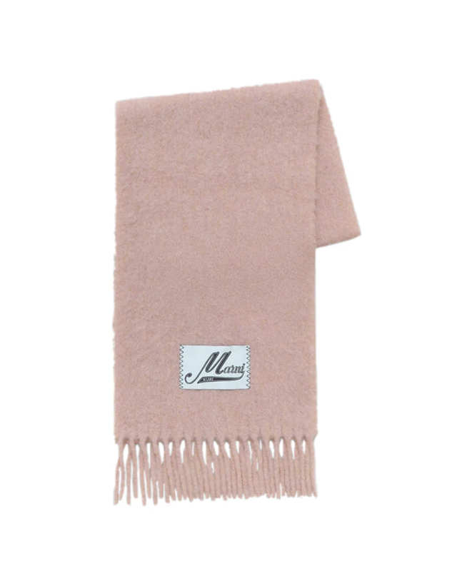Light Pink Alpaca Scarf