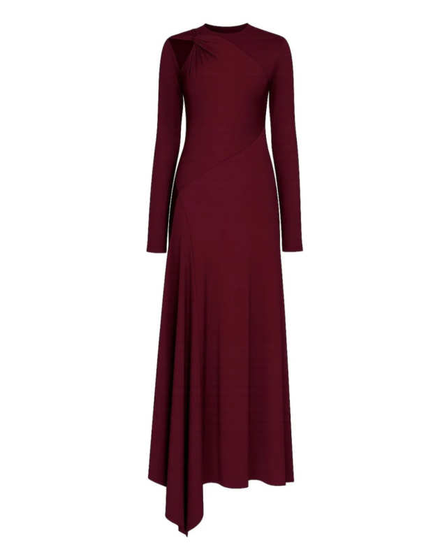 Twist Armhole Detail Midi Dress