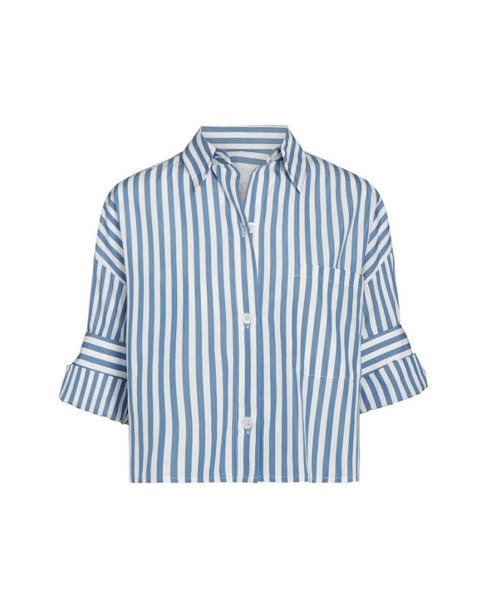 Next Ex Shirt White/Vintage Denim