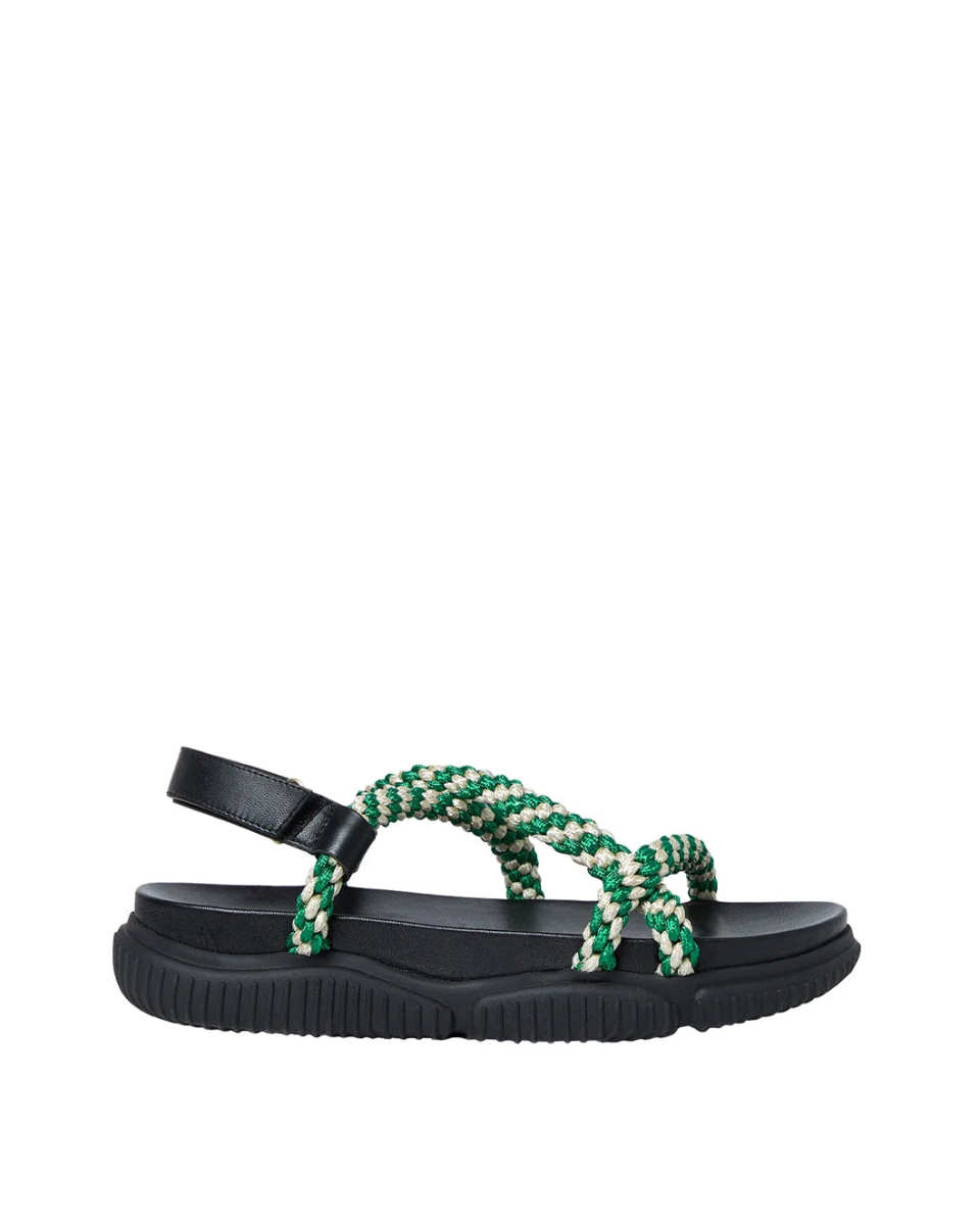 Ozzy Green/Cream Sport Sandal
