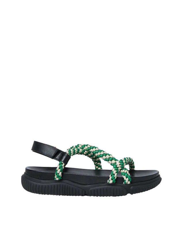 Ozzy Green/Cream Sport Sandal