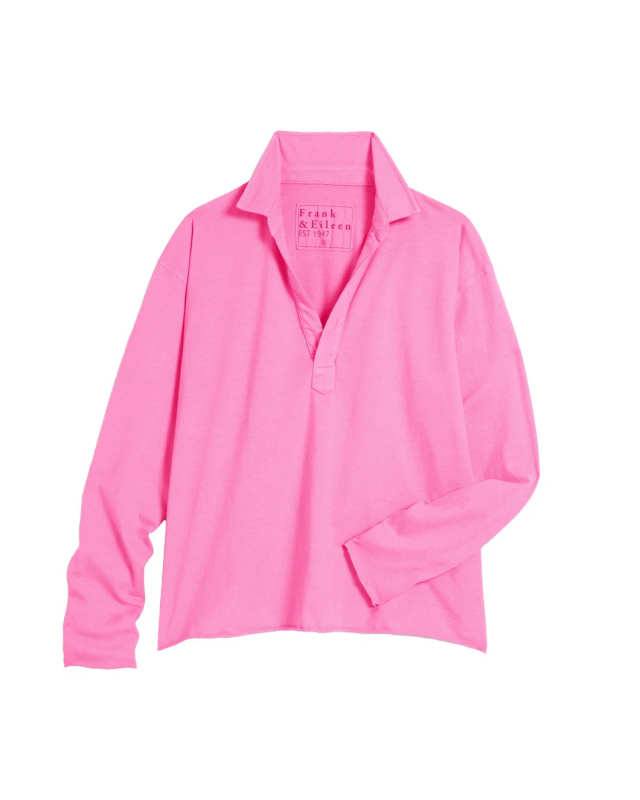 Patrick Popover Henley Pink Lemonade
