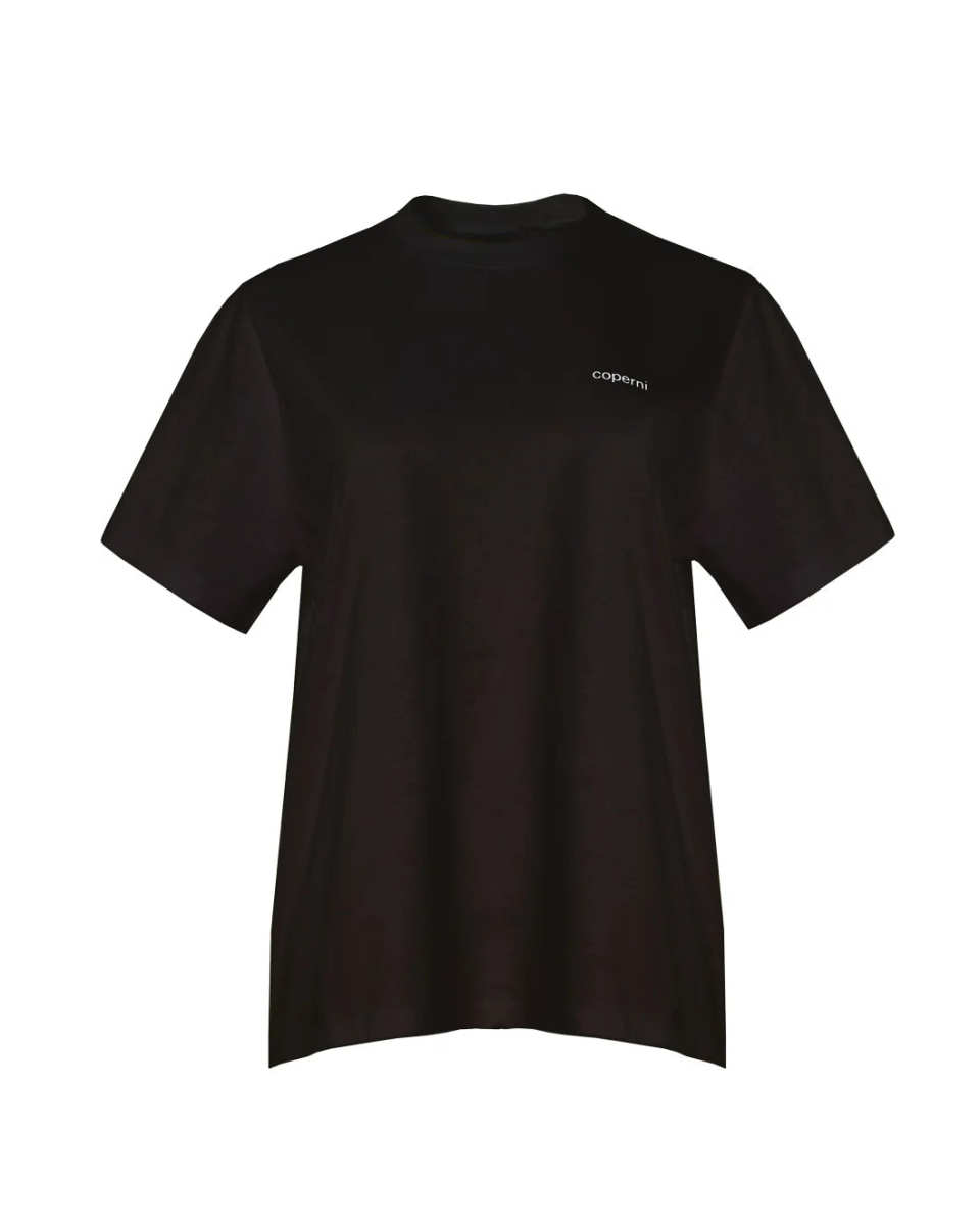 Logo Boxy T-Shirt Black