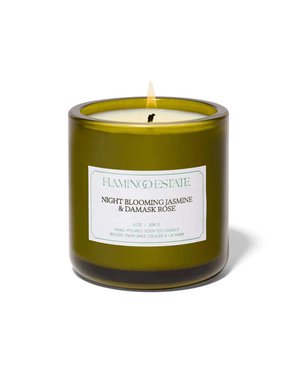 Night Blooming Jasmine & Damask Rose Candle