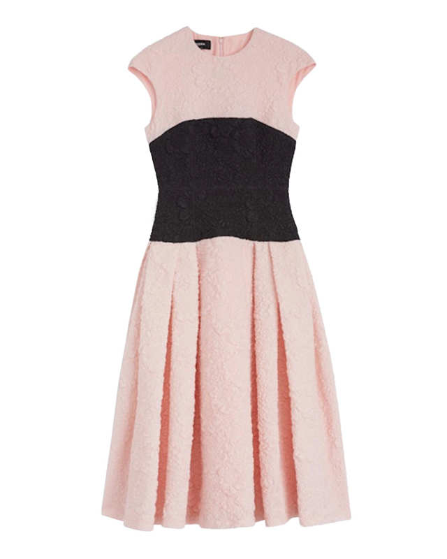 Corset Effect Midi Dress
