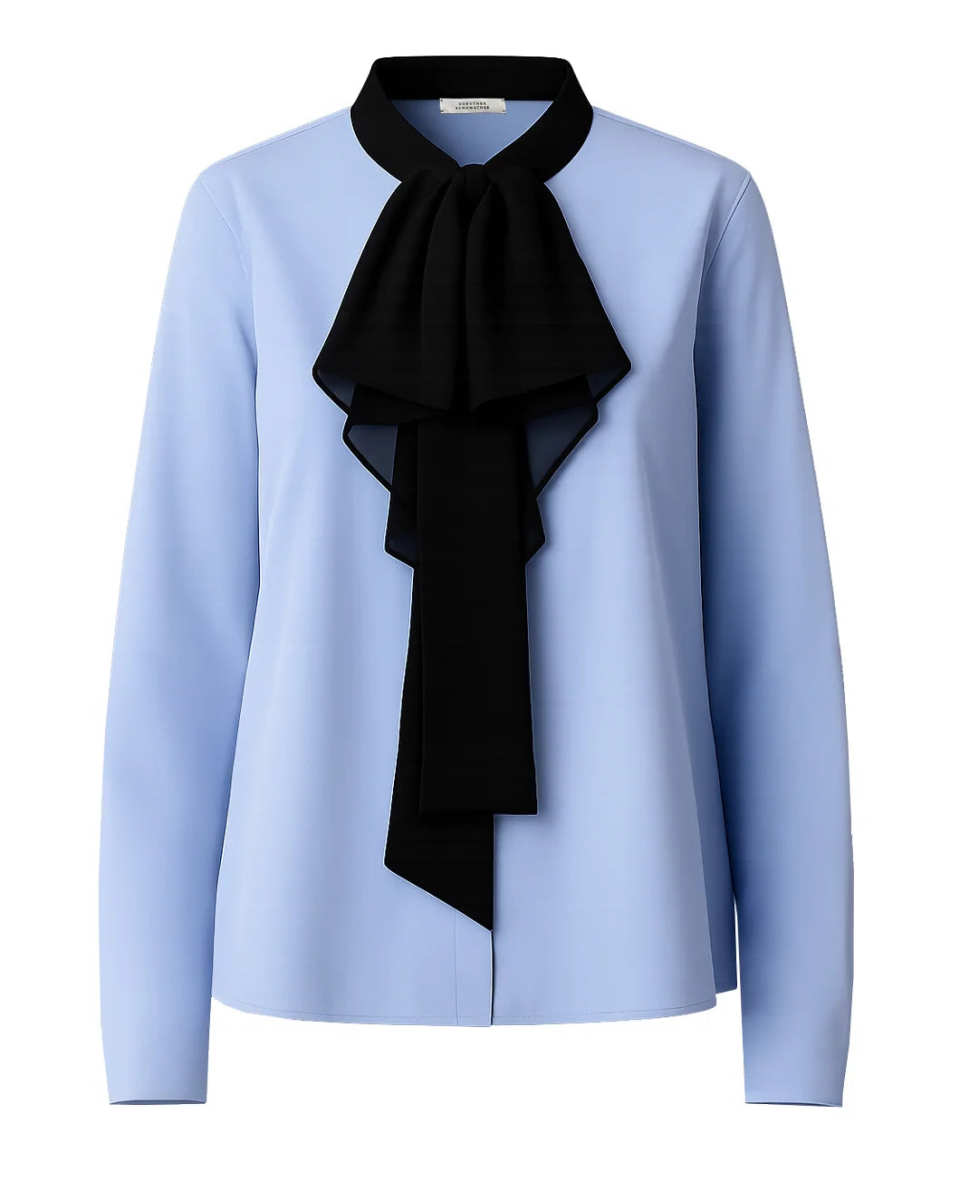 Pure Power Blouse Ice Sky