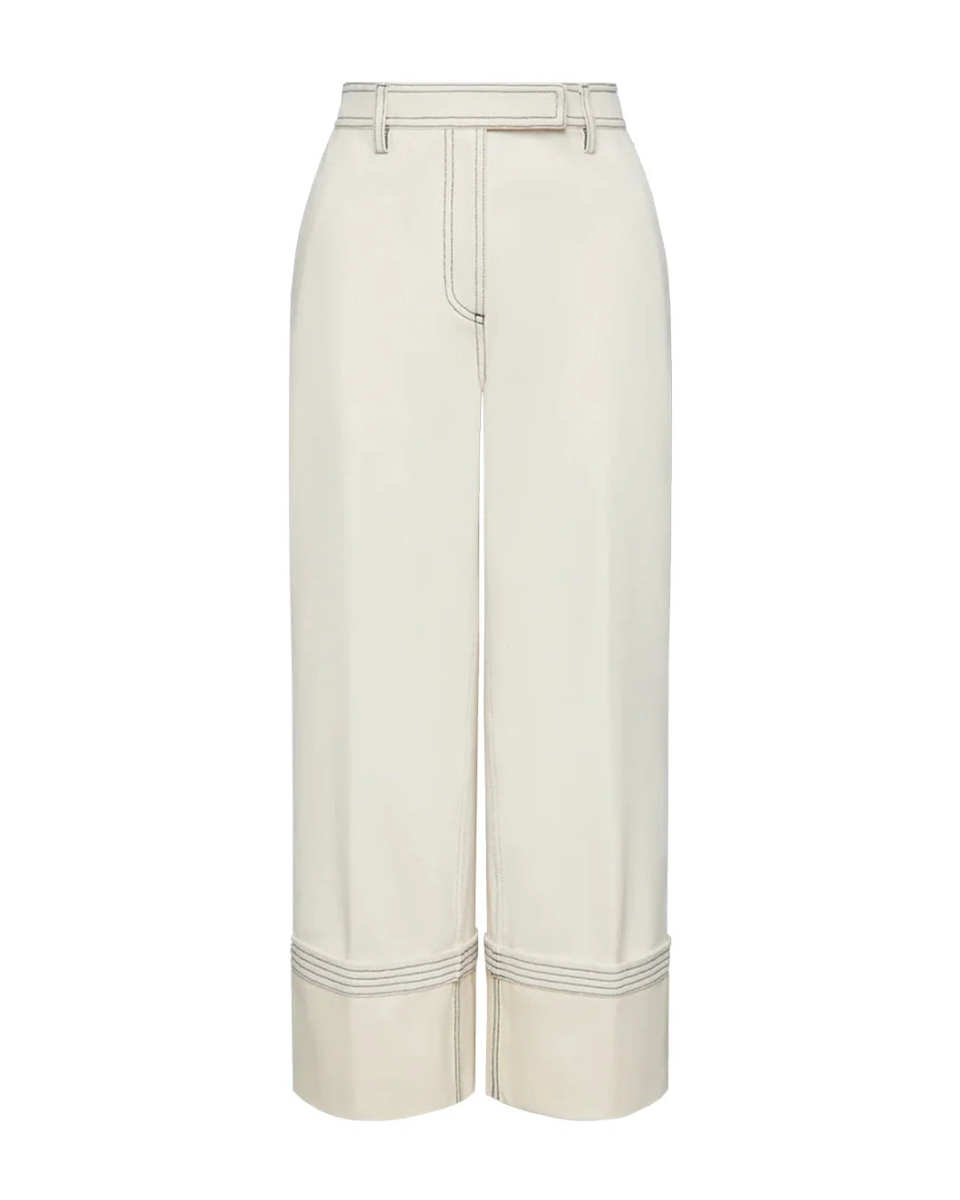 Selvedge Denim Wide Leg Trouser