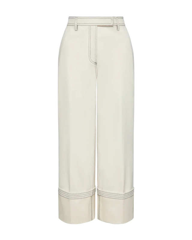 Selvedge Denim Wide Leg Trouser