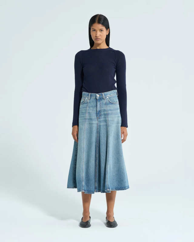 Mid Serenity Ionic Blue Skirt