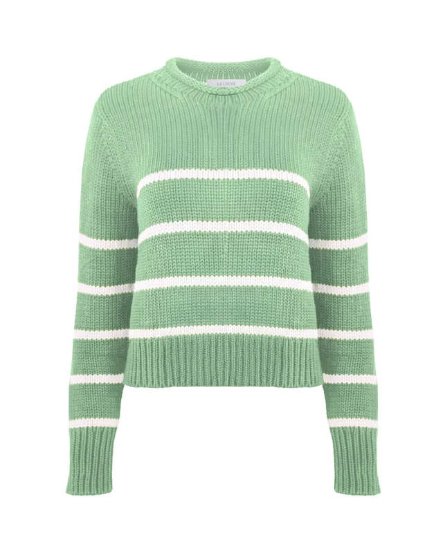 Mini Marina Sweater Mint/Cream
