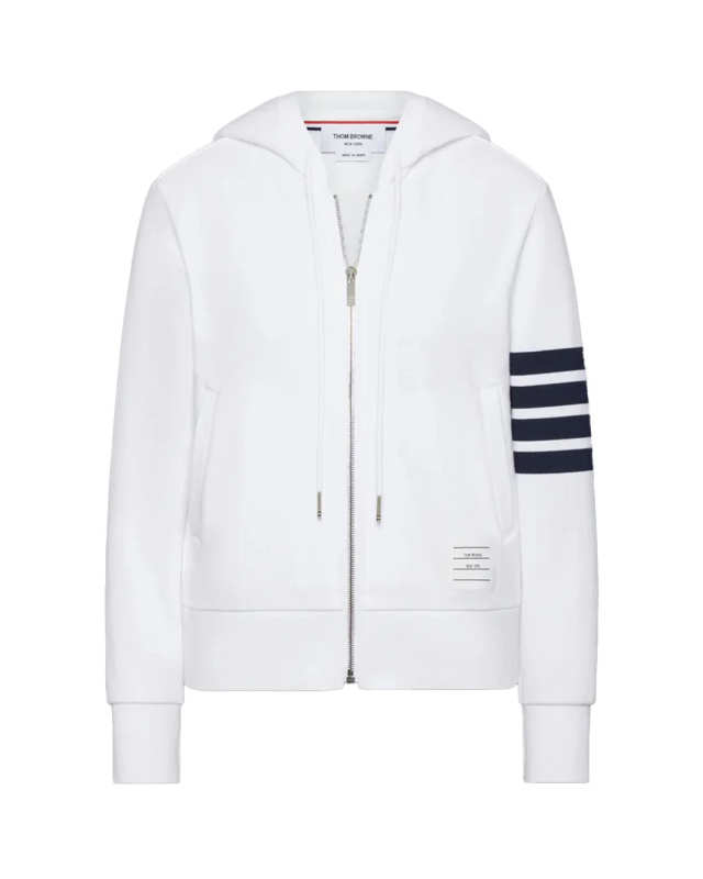 Classic Loopback 4-Bar Zip Up Hoodie