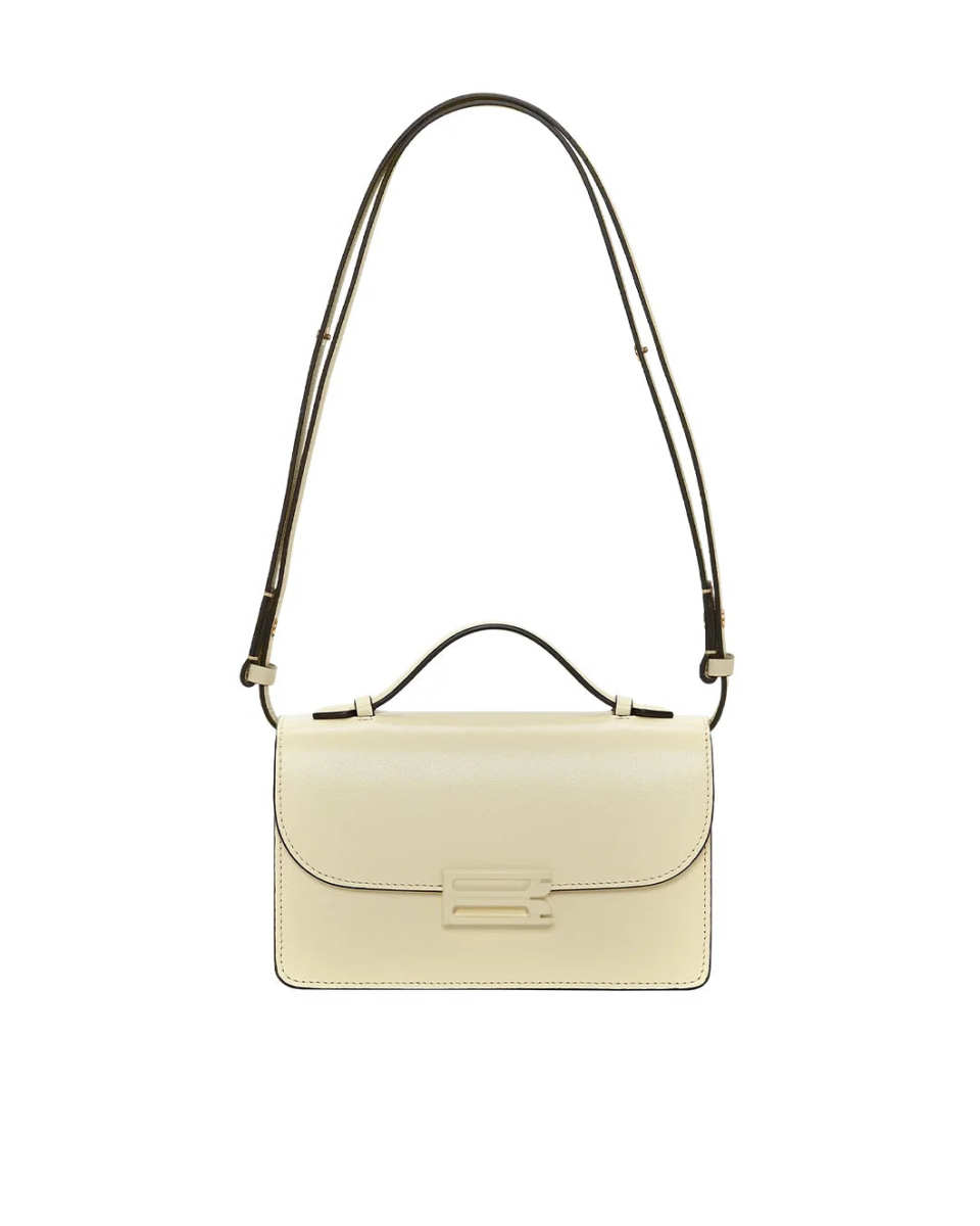 Tonal Mini Dorian Bag In Ivory Smooth Leather