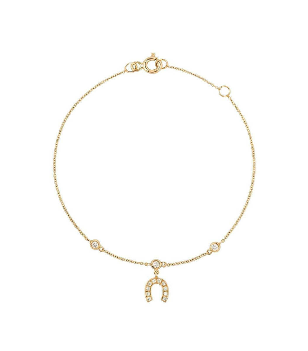 Lucky Horse Shoe Diamond Bracelet