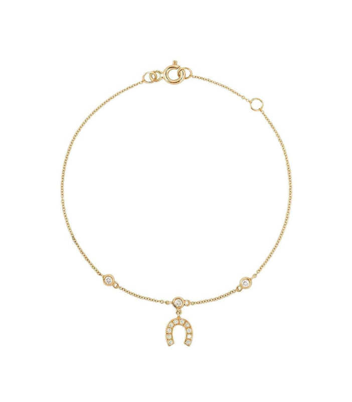 Lucky Horse Shoe Diamond Bracelet