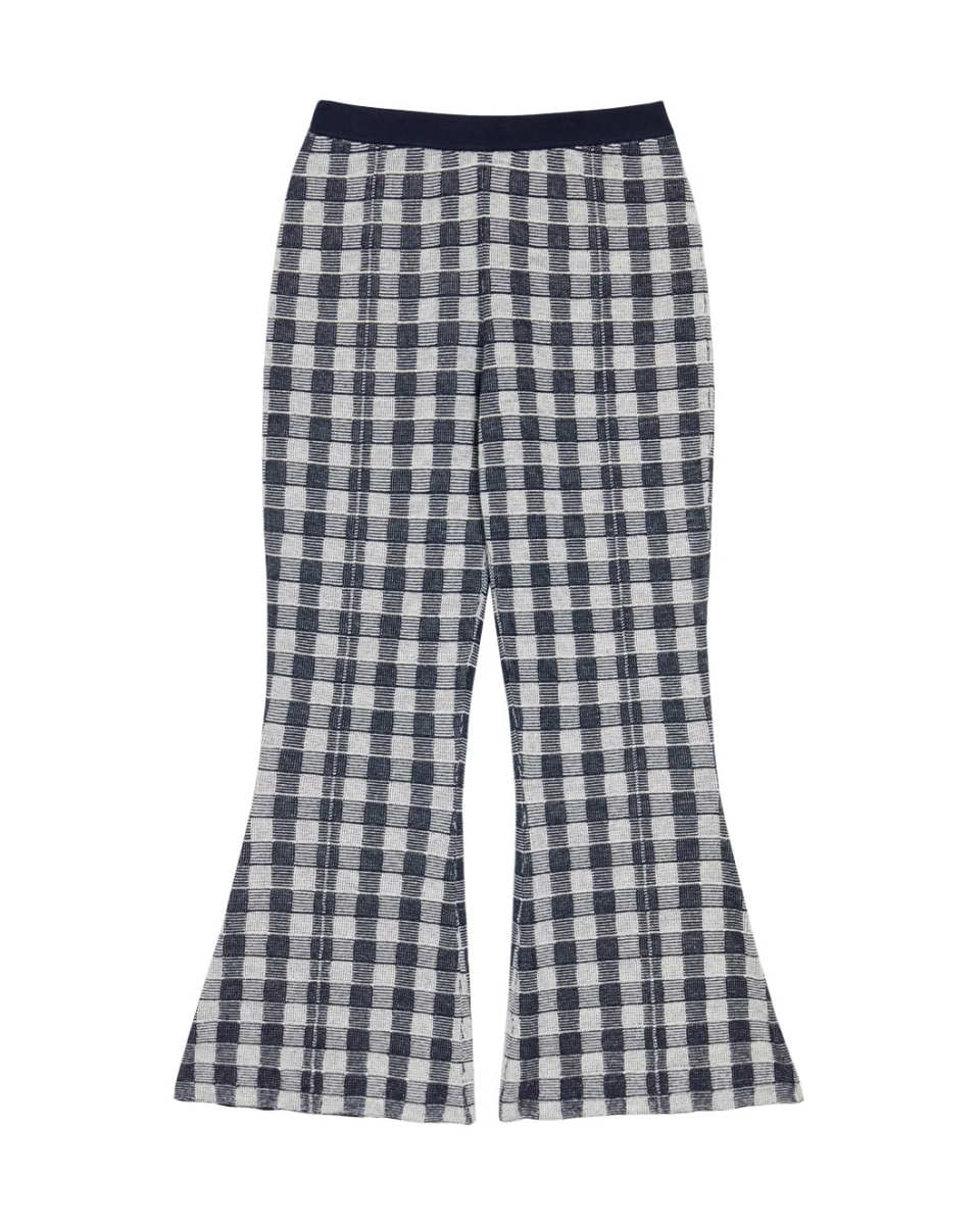 Gingham Flare Pant