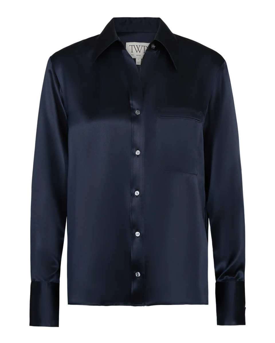 Joey Shirt in Silk Charmeuse