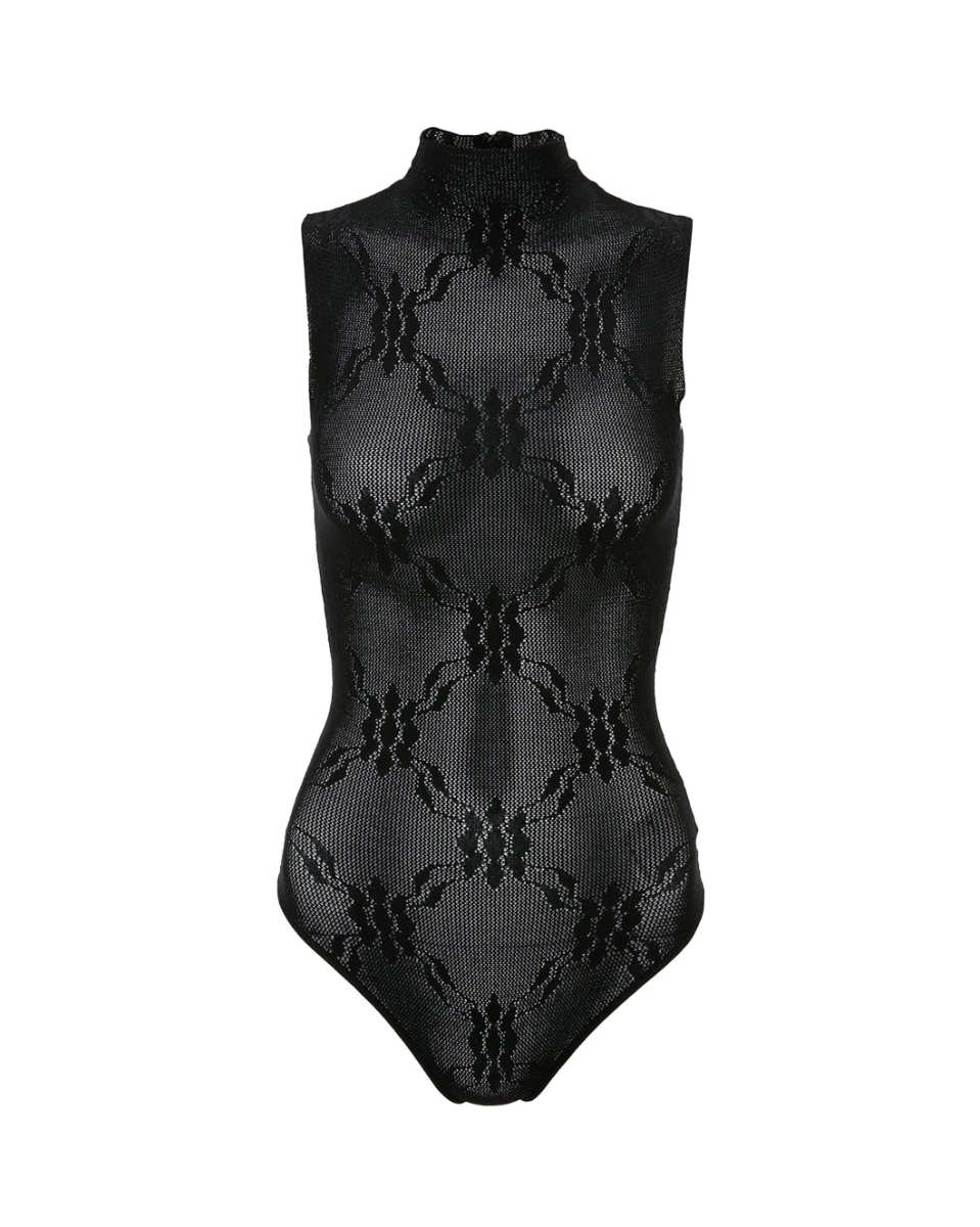 Sleeveless High Neck Bodysuit