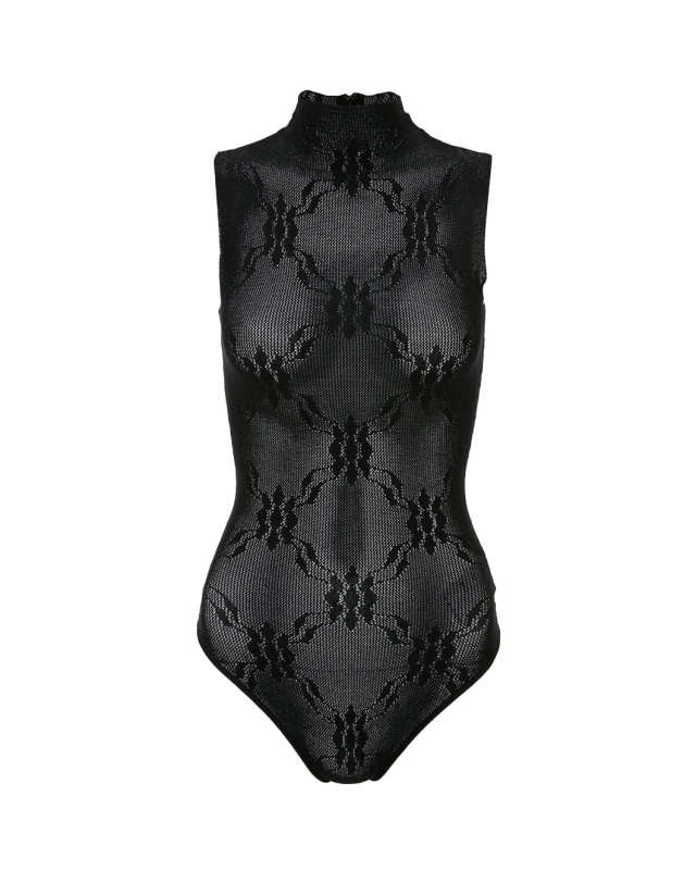 Sleeveless High Neck Bodysuit
