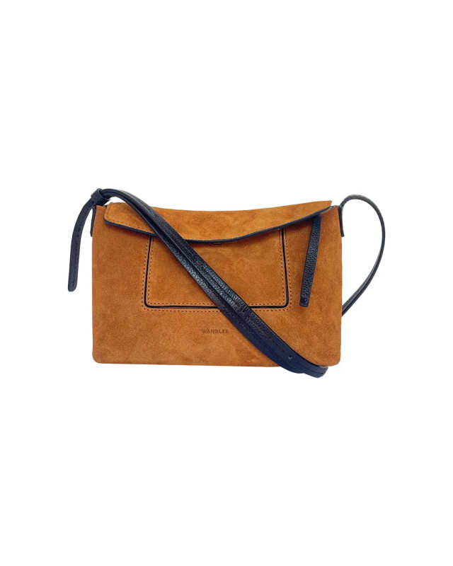 Penelope Slouch Mini Cognac Sued